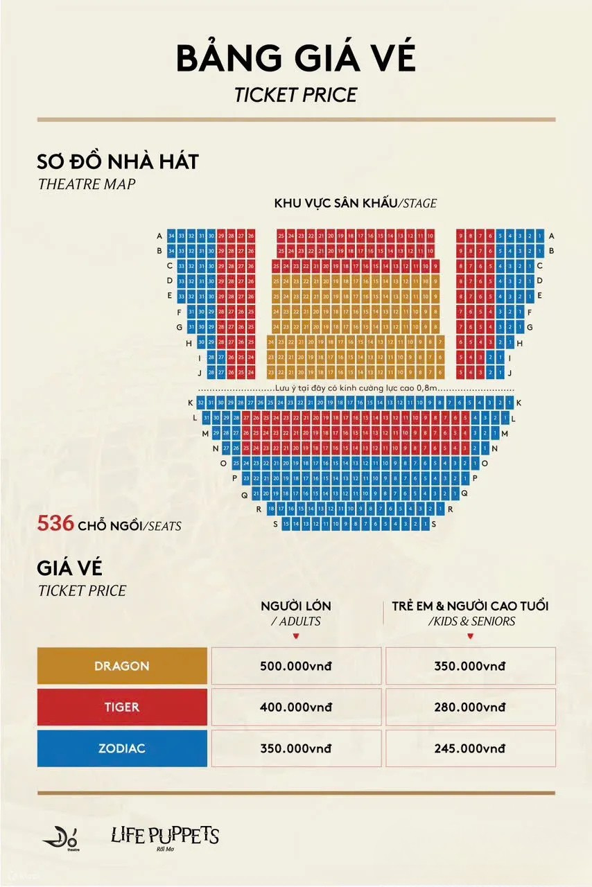 Seatmap nhà hát Đó