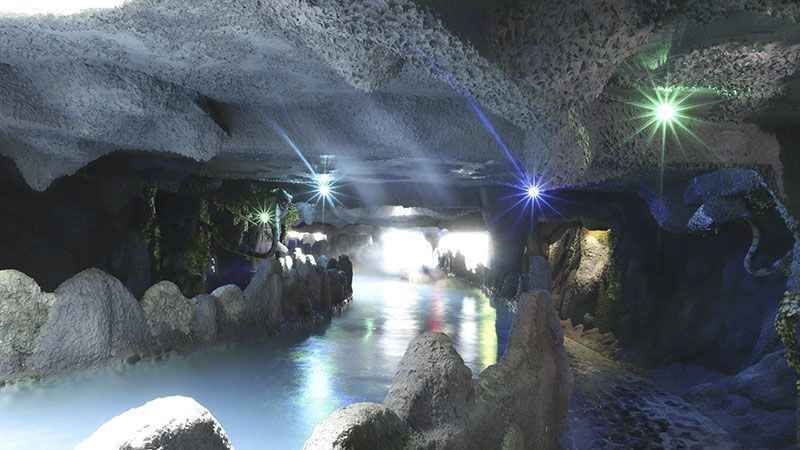 Dòng Sông Lười bên trong Động Long Tiên