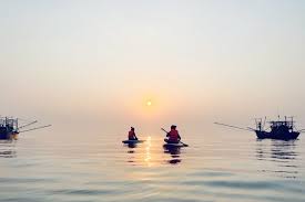 Bình minh ở biển Tam Tiến