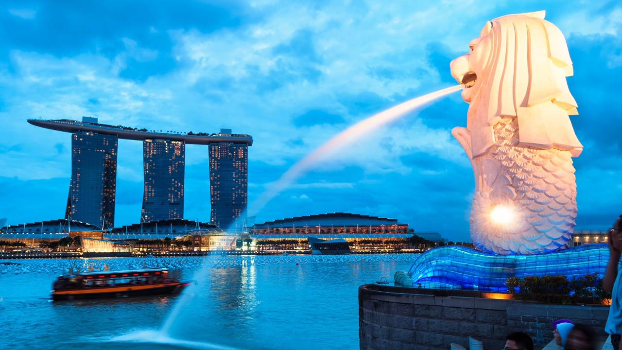 Công viên sư tử biển Merlion Park